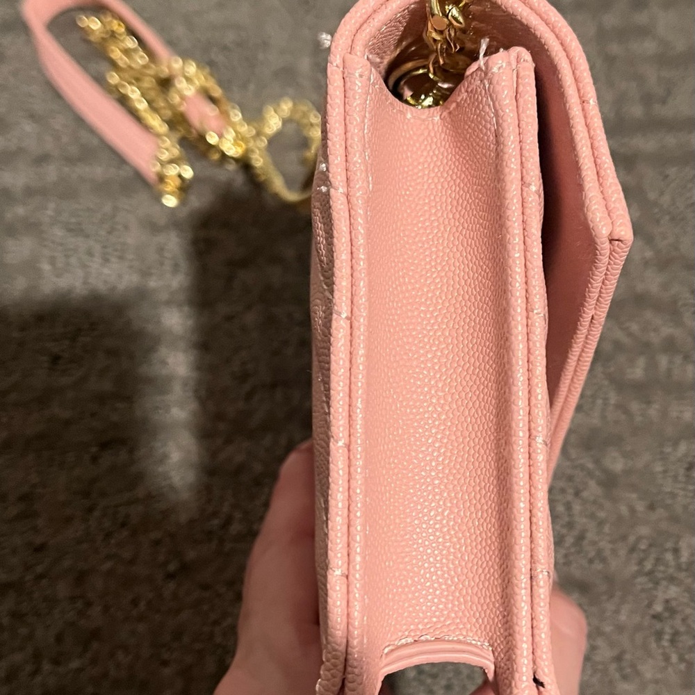 Pink Quilted Women's Bag - Picture 6 of 6